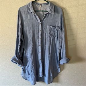 Free people flowy button down